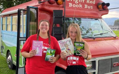 Bright Red Book Bus celebrates 10 Years!